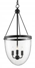  9000-0580 - Ovolo Black Glass Lantern