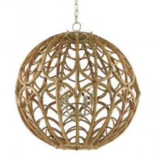  9000-0802 - Cape Verde Rattan Orb Chandeli