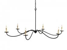  9267 - Saxon Large Black Chandelier