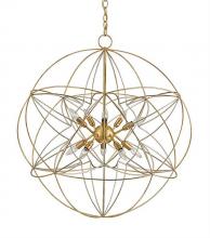  9840 - Zenda Gold Orb Chandelier