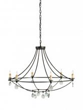  9921 - Novella Large Black Chandelier