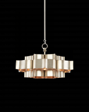  9000-0374 - Grand Lotus Small Silver Chandelier