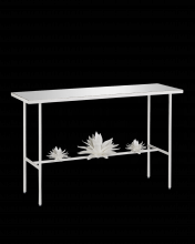  4000-0167 - Sisalana White Console Table