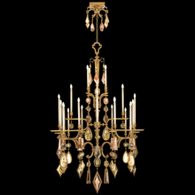  714640-1ST - Encased Gems 53"W Round Chandelier