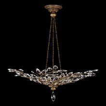  776440ST - Crystal Laurel 47"W Round Pendant