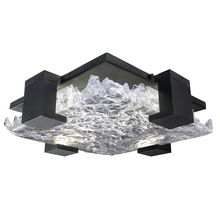  895440-11ST - Terra 16.75"W Square Flush Mount